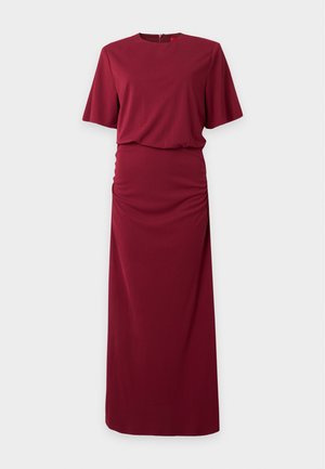 HUGO, Дълга рокля - dark red