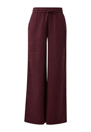 QS, HOSE - Stoffhose - bordeaux