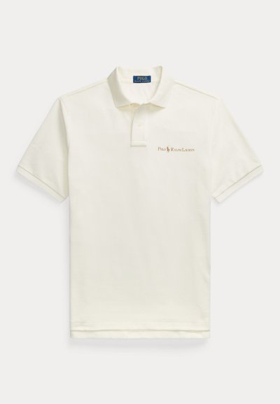 Polo Ralph Lauren CLASSIC FIT LOGO MESH POLO SHIRT - Poloskjorter - clubhouse cream