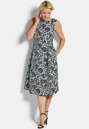 ELEGANTES - Freizeitkleid - black/white patterned