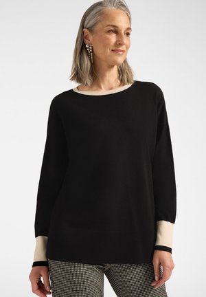Elena Mirò, MAGLIA GIROCOLLO - Maglione - nero