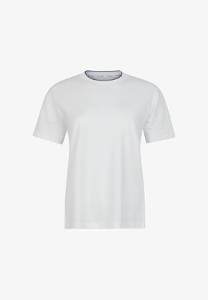 Falconeri, KNITTED COLLAR - T-Shirt basic - white