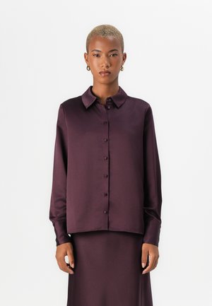Vero Moda VMMERLE SHIRT - Button-down blouse - winetasting