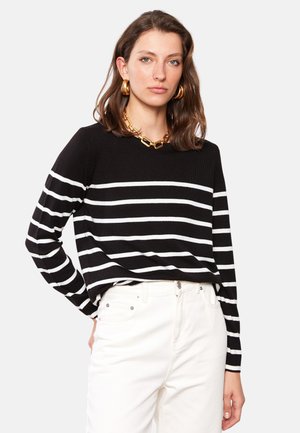 CREW NECK LONG SLEEVE - Jumper - black