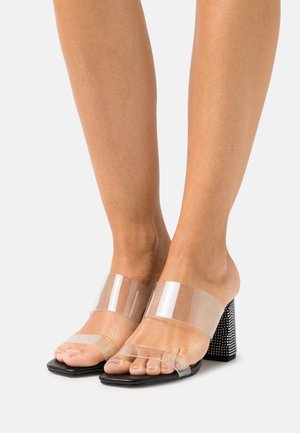 PARTY - Mules à talons - black