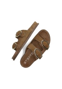 STRATEGIA Mules - cognac