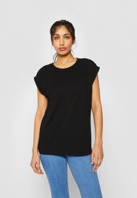 Urban Classics - EXTENDED SHOULDER - Basic T-shirt - black Thumbnail Image 1