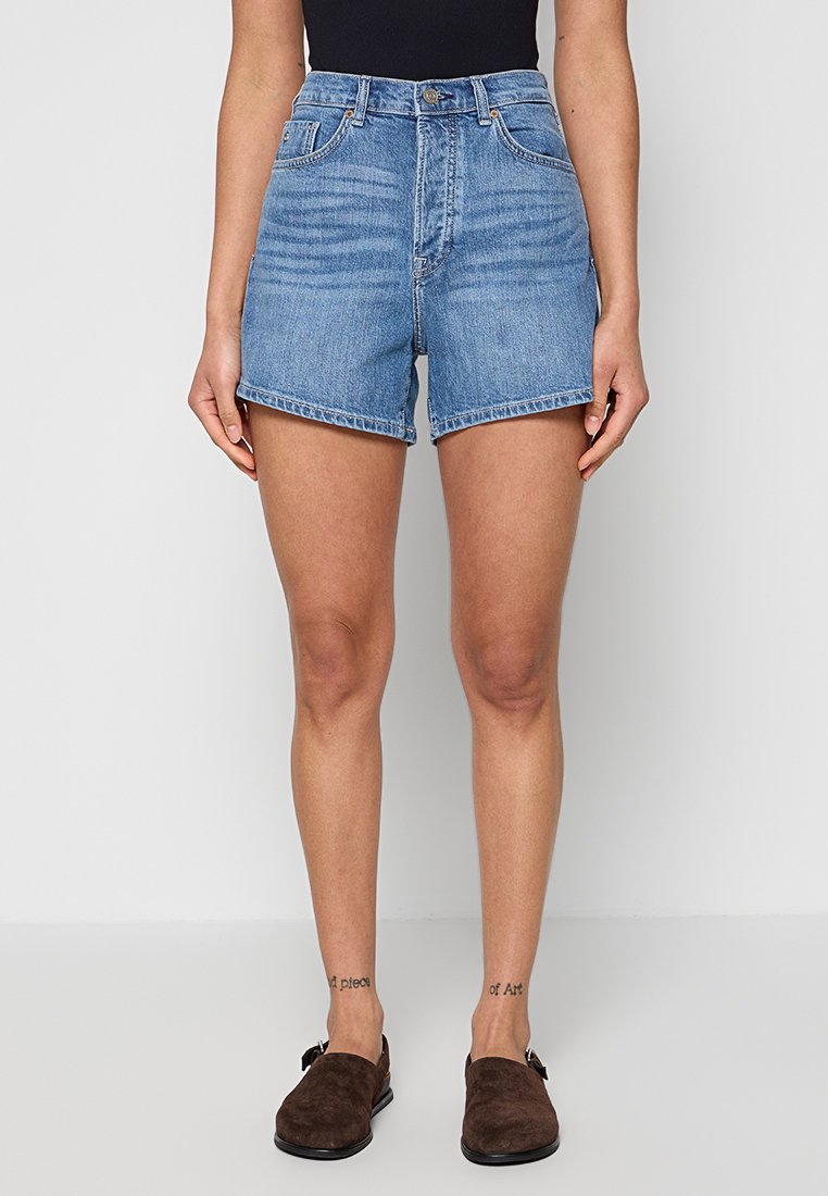 Scotch & Soda Jeansshort blauw