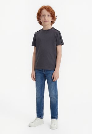 Calvin Klein Jeans UNISEX - Βασικό μπλουζάκι - coal