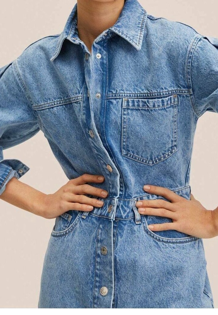 mango denim shirt dress Women's Denim Shirt Dress