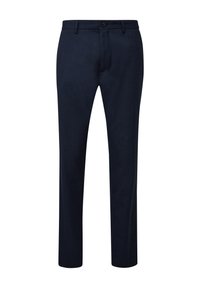 s.Oliver BLACK LABEL Kalhoty - mottled dark blue