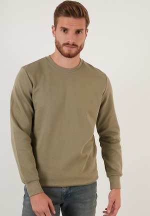 REGULAR FIT - Ikdienas džemperis - khaki