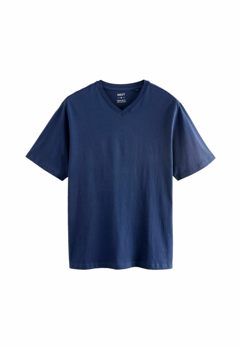 Next V-NECK  - T-shirt - bas - blue rich