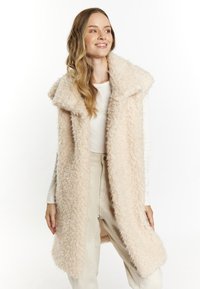 DreiMaster LANGE  - Vest - wollweiss