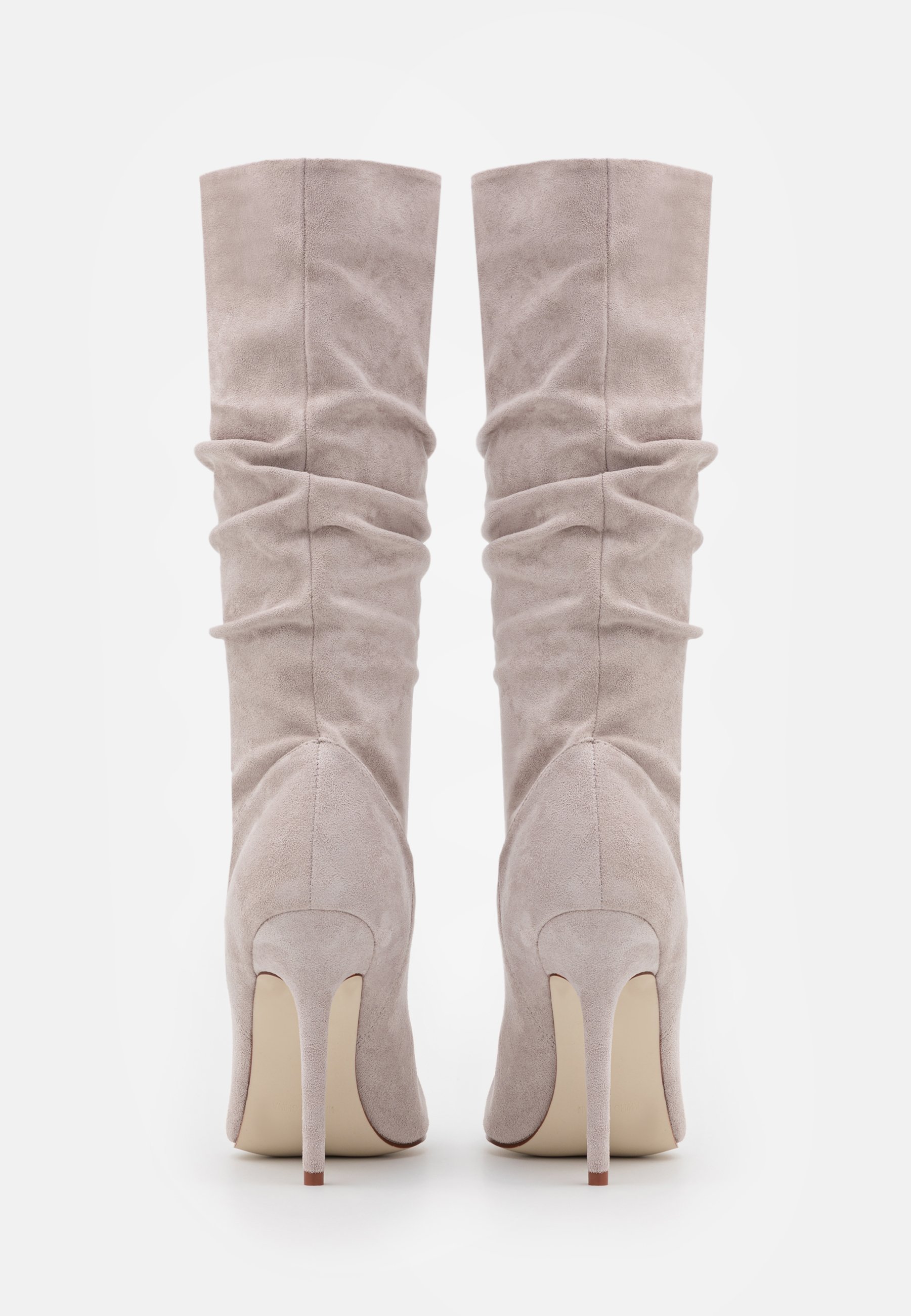 BEBO SHORE - Laarzen met hoge hak - grey/Grijs - Zalando.nl