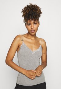 MAGIC Bodyfashion COZY ORGANICS CAMI - Top - heather grey