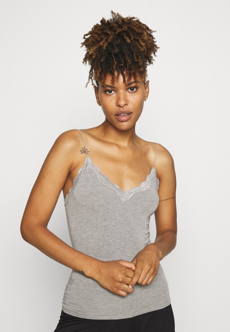 MAGIC Bodyfashion COZY ORGANICS CAMI - Top - heather grey
