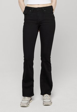 BECCA MR BOOT FLAP - Jeans bootcut - black