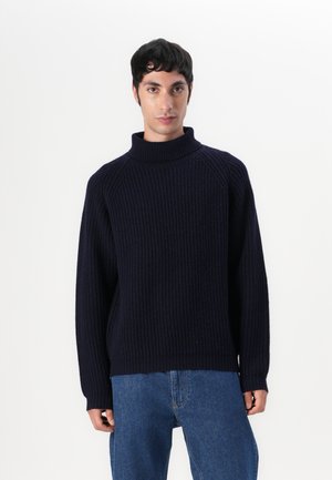 SESSION - Striktrøje - dark navy
