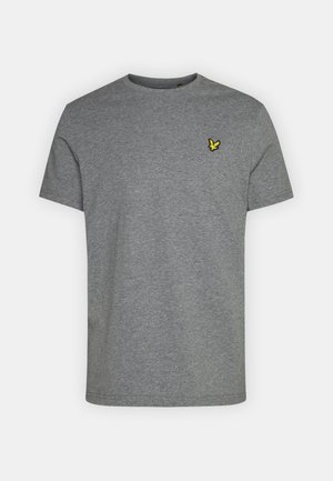 Lyle & Scott PLAIN - T-shirt basic - mid grey marl