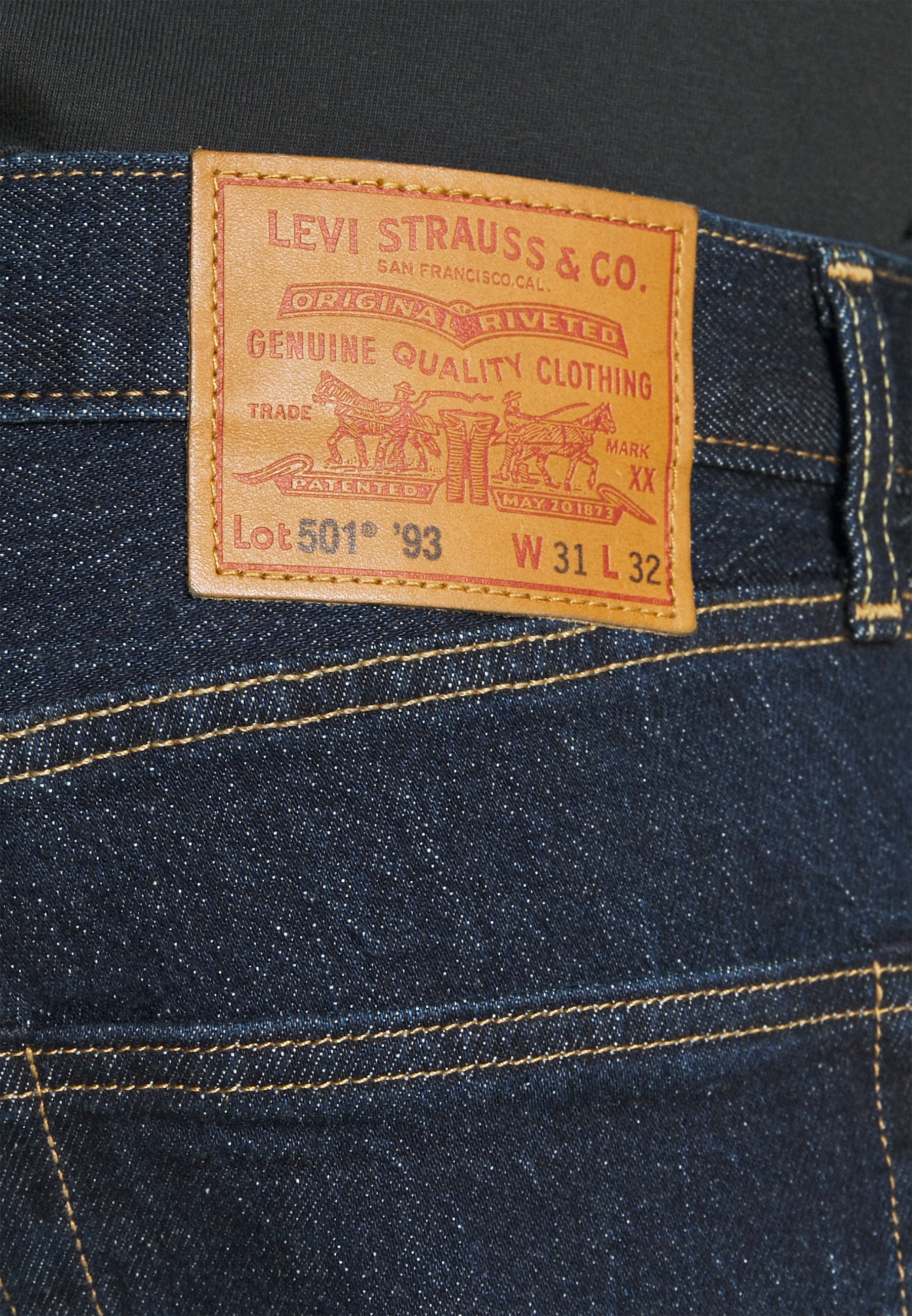Levi's® 501® '93 STRAIGHT UNISEX - Vaqueros rectos - heather rinse/azul  oscuro - Zalando.es