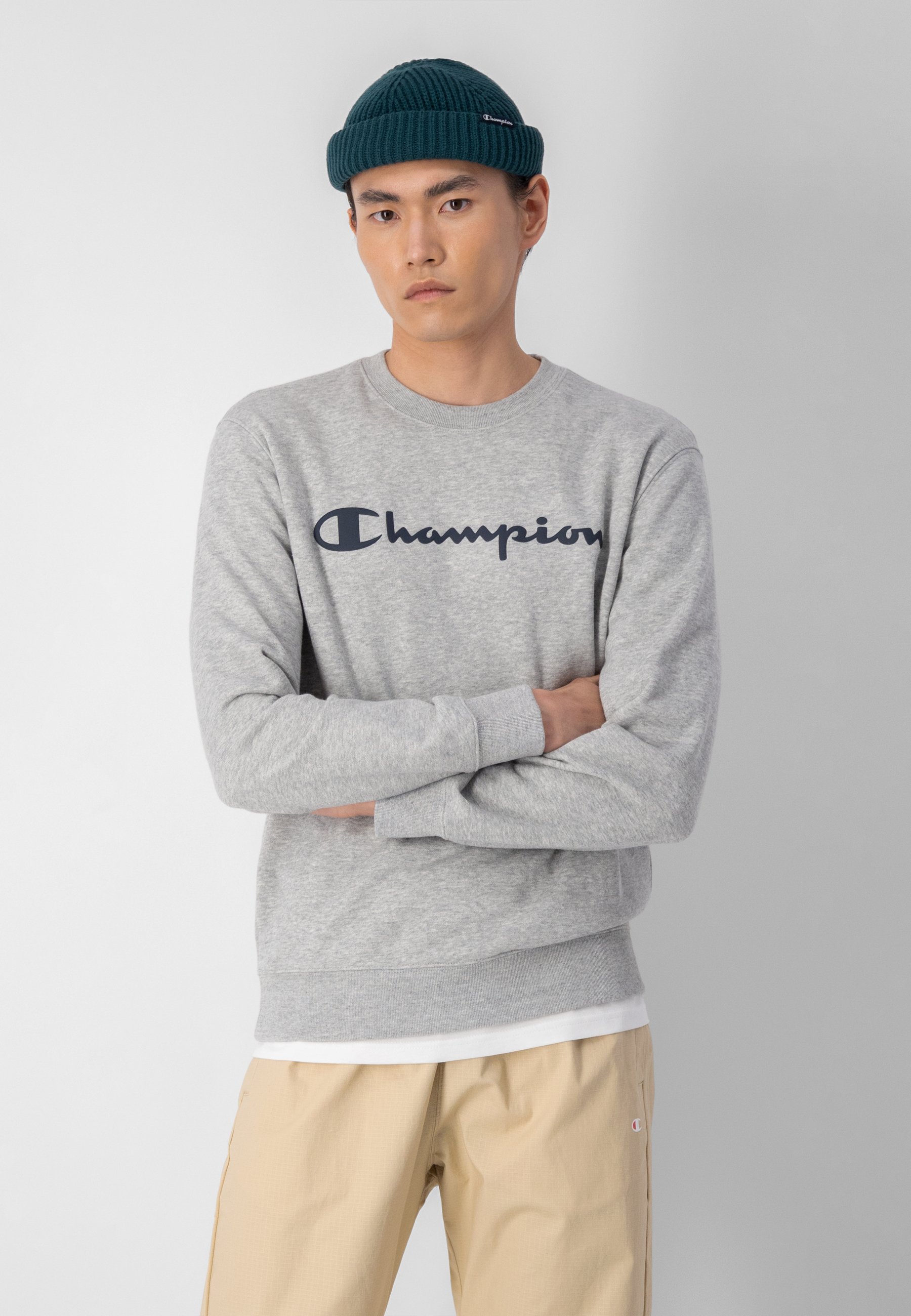 grey champion crewneck sweatshirt