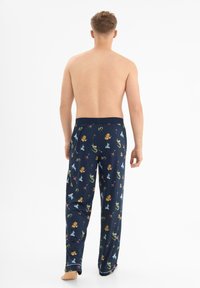 Chelsea Peers RESTAURANT ANIMALS LONG  - Pyjamabroek - dark blue