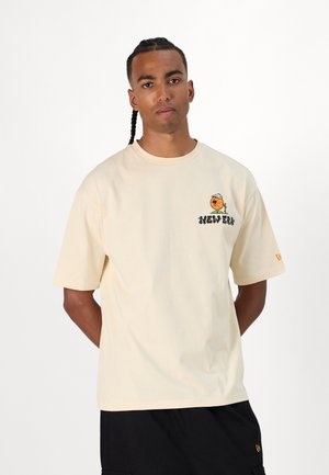 CITY GRAPHIC TEE - Marškinėliai su spaudiniu - beige