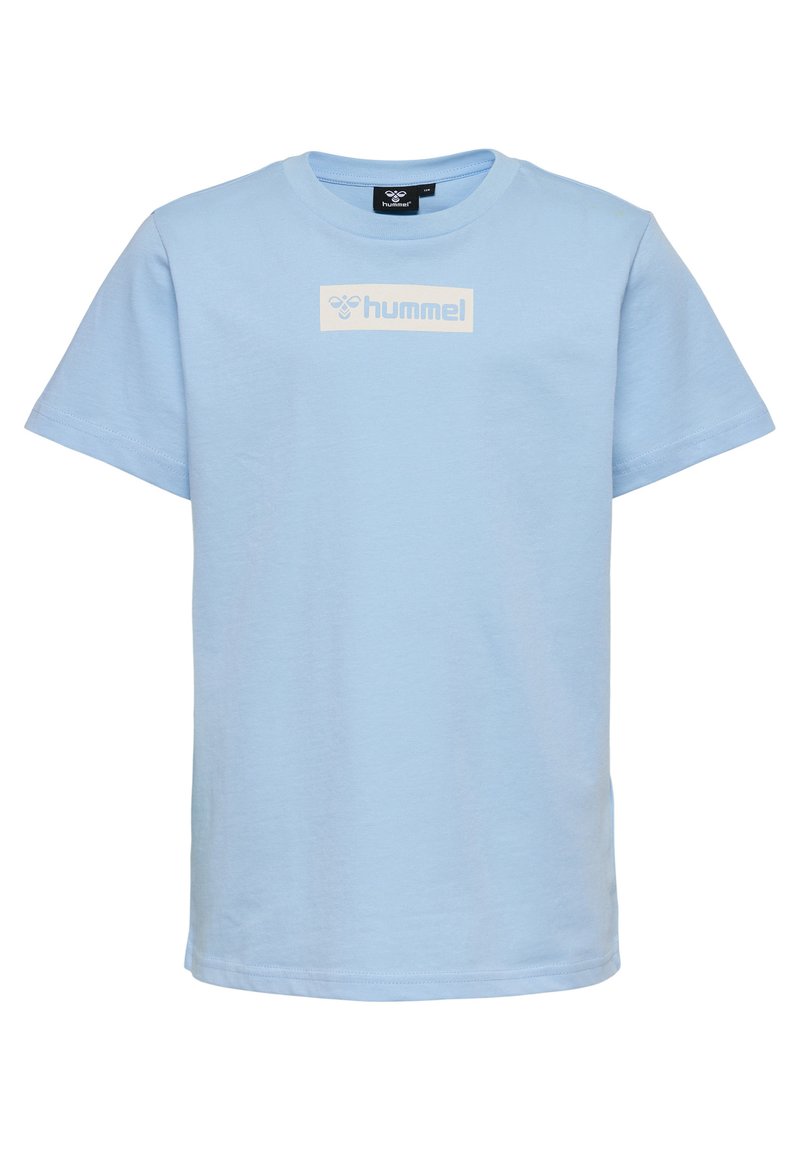 Hummel T-shirt print lichtblauw