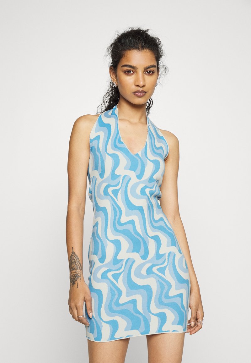 Damen Kleider | Gina Tricot Petite MINI DRESSStrickkleidblue/blau - WY38916 Damen Kleider | Gina Tricot Petite MINI DRESSStrickkleidblue/blau - WY38916