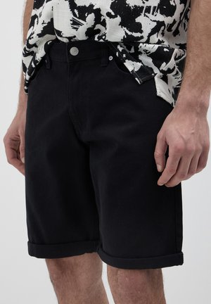 BERMUDA  - Shorts di jeans - nero