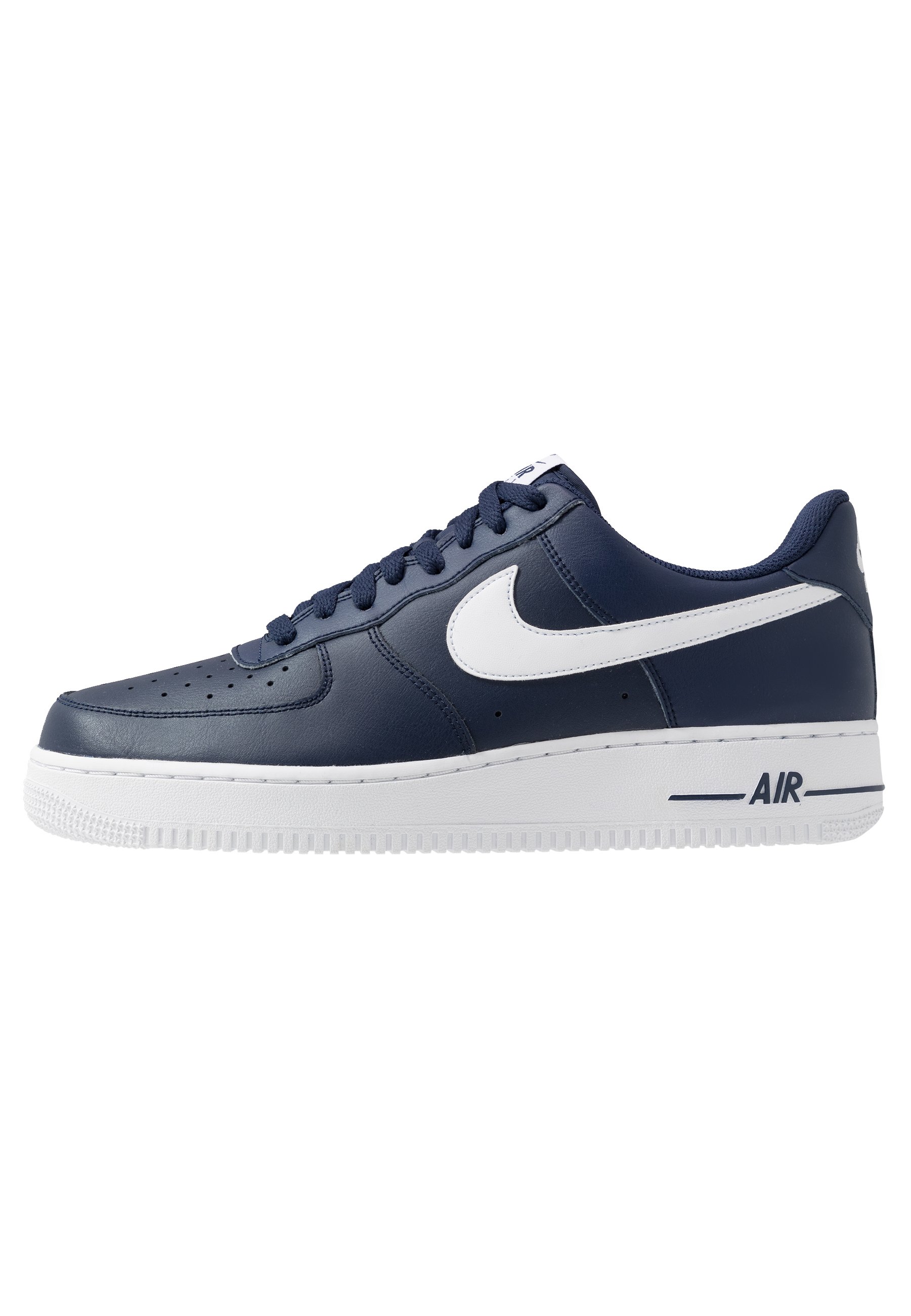 Nike Sportswear Air Force 1 07 An20 Sneaker Low Midnight Navy White Dunkelblau Zalando De