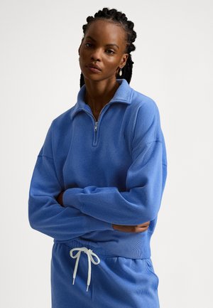 LIGHTWEIGHT FLEECE QUARTER-ZIP - Sweatshirt - new iris blue