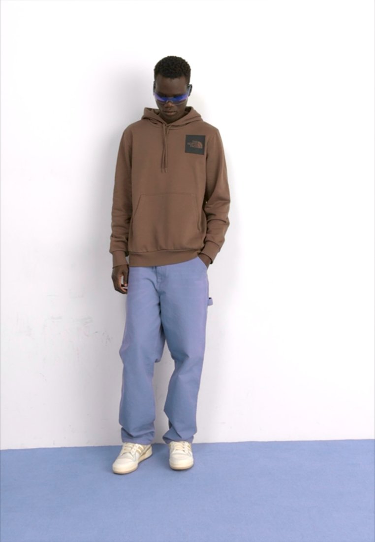 【送料&関税込】The North Face Brown Cotton Blend Sweatshirt The North Face Sweatshirt - smokey brown/brown - Zalando.co.uk