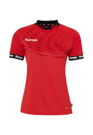 TRAININGS- WAVE - Sport T-Shirt - rot chilirot