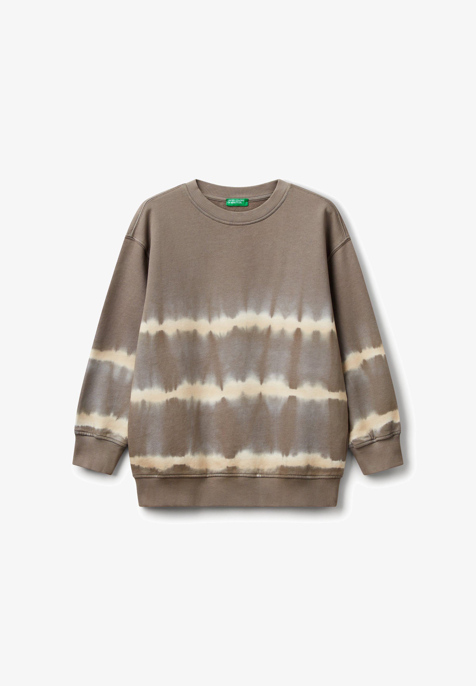 Tie Dye Beige Sweatshirt United Colors Of Benetton TIE-DYE