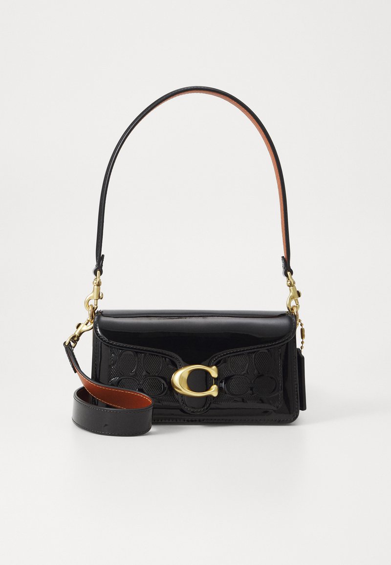 COACH - PATENT SIGNATURE LEATHER TABBY SHOULDER BAG 20 - Handbag - black, Enlarge