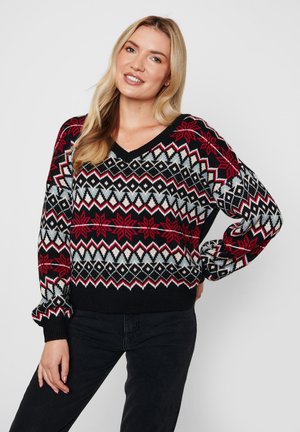 JULIET - Strickpullover - black
