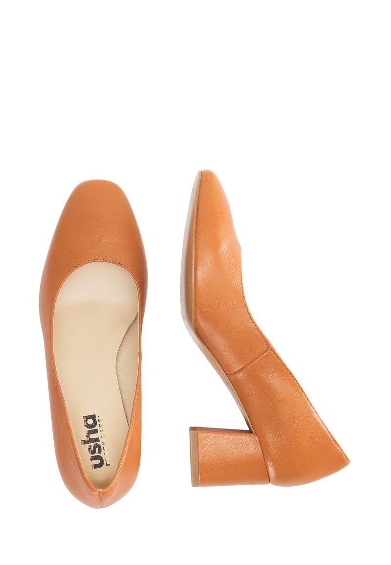 Damen Klassische Pumps | usha Pumps cognac/braun - HL70907 Damen Klassische Pumps | usha Pumps cognac/braun - HL70907