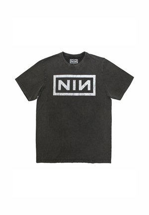 NINE INCH NAILS CLASSIC LOGO LIMITED EDITION ONLY WASH - Print T-shirt - charcoal