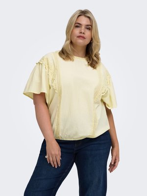 ONLY Carmakoma, BLOUSE CARMALIA BLOUSE - Blouse - double cream