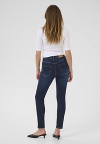 Kaffe WILLOW  - Traperice uskog kroja - dark blue denim