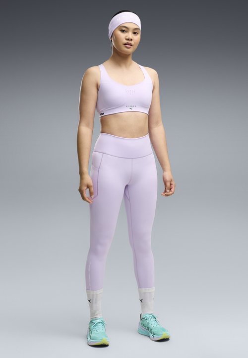 PUMA Tops de Training de Mujer W X HYROX PWRMODE BRA Morado — photo 3