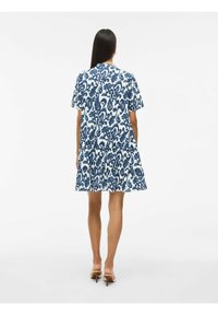 VILA MINI VIMERLE V-AUSSCHNITT - Vestito casual - cloud dancer