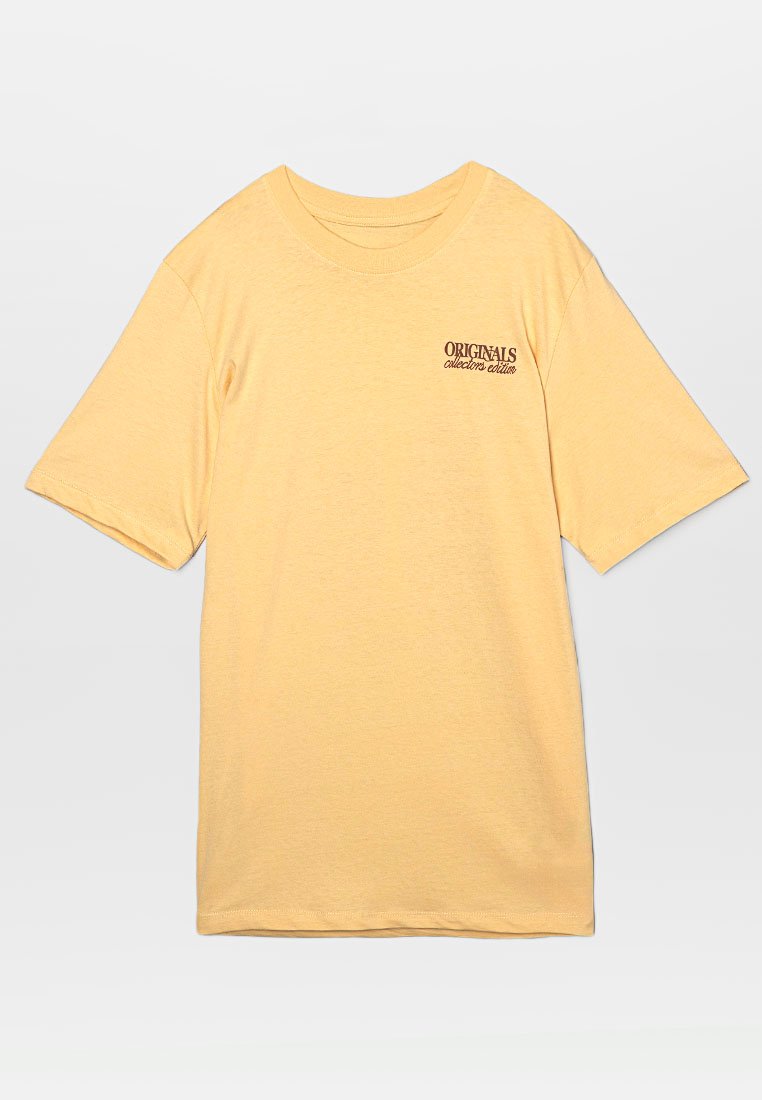 Jack & Jones Junior T-shirt print geel