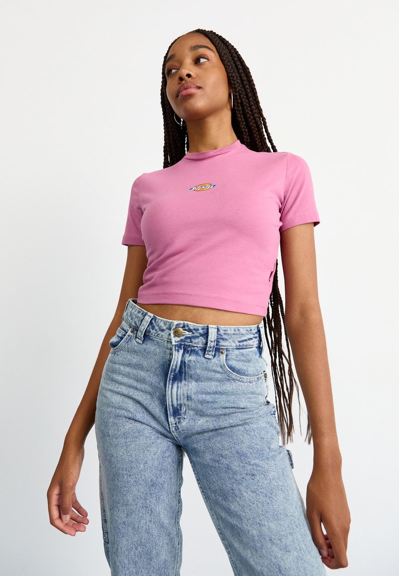 Dickies MAPLE VALLEY - Trükipildiga T-särk - mellow mauve