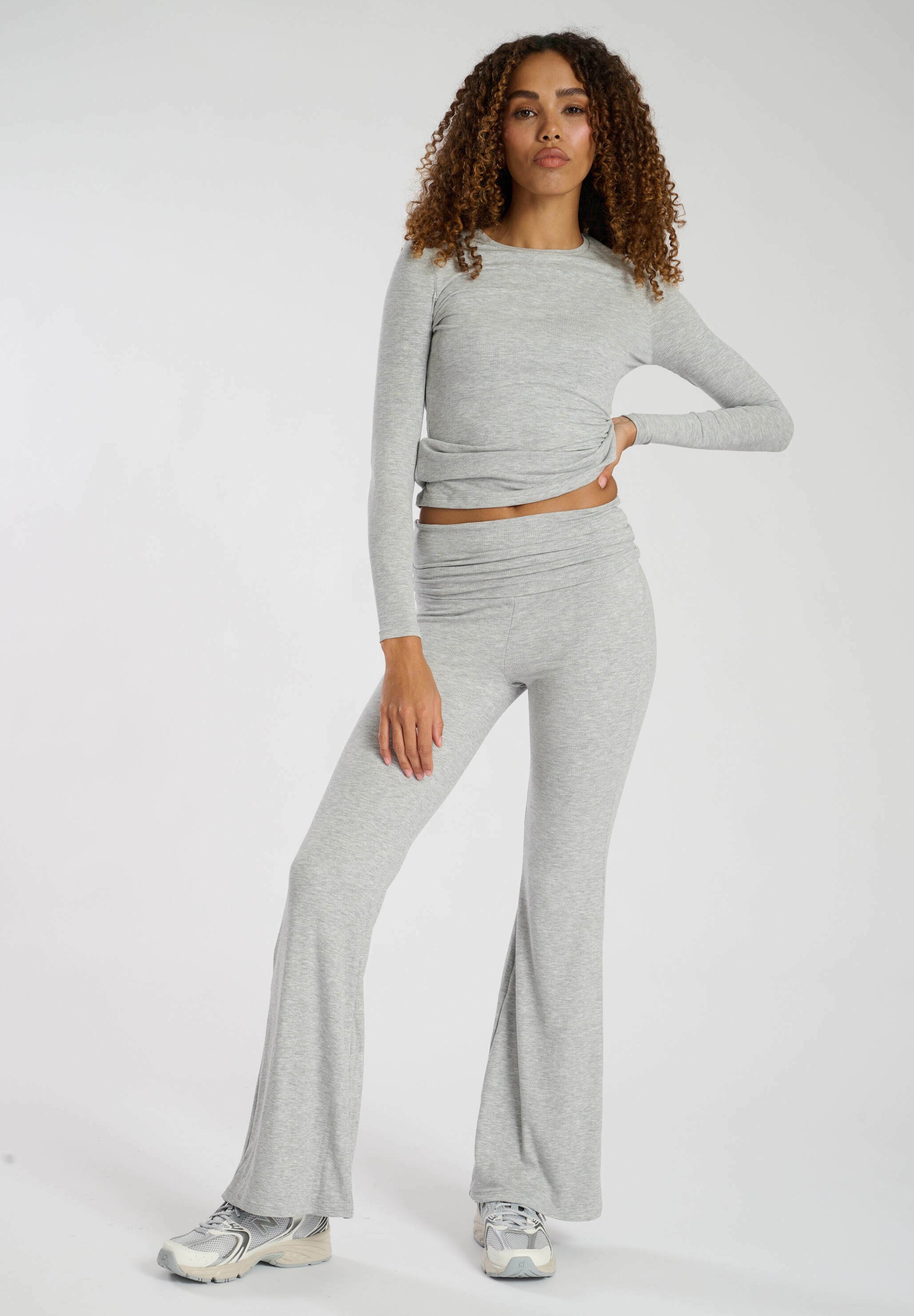 Dames Flared legging Zwart bij MS Mode