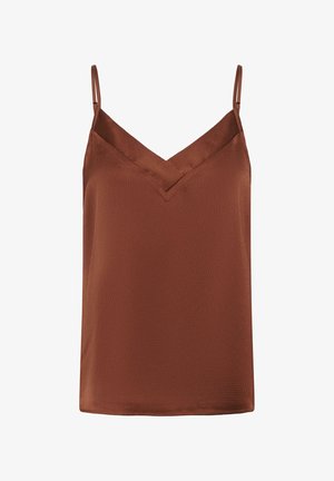 Kaffe, KALOTTE STRAP - Top - henna