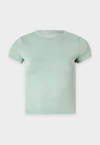 Soft Stretch Seamless Fabric Longline Baby Tee - Pamata T-krekls - iceberg green