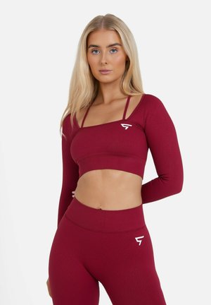 CONVEY SEAMLESS - Top s dlhým rukávom - wine